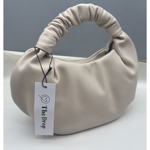 The Drop Women's Addison Soft Volume Top-Handle Bag Dusty (Ivory/Bone) NEW *READ - Picture 1 of 14